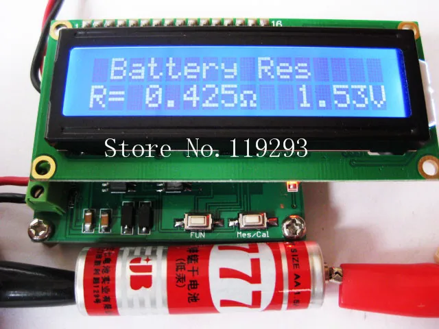 US $128.52 BELLAThe new version of the battery internal resistance tester tester ESR ESR capacitors milliohm meter line detector2P