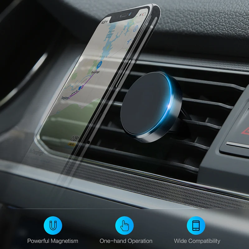 Автомобильный держатель для телефона, магнитный держатель на вентиляционное отверстие, подставка для мобильного телефона для Nissan TIIDA X-TRAIL TEANA Skoda Octavia Honda CRV KIA RIO Lada