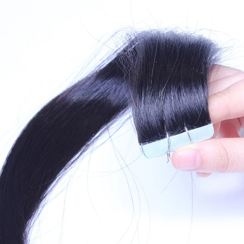 Rosa Hair Products Peruvian Virgin Human Hair Tape In Extensions