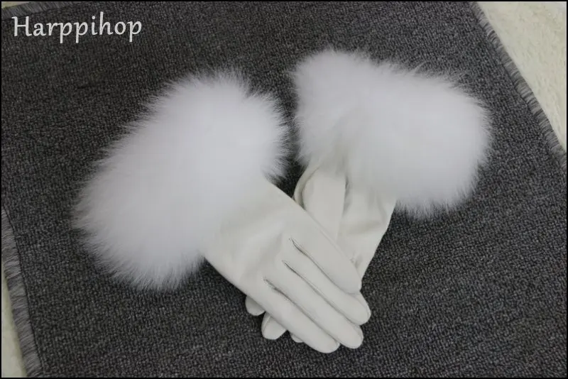 Новое поступление горячая распродажа высокое качество женские перчатки из натурального меха лисы милые женские перчатки из натурального меха лисы - Цвет: 12