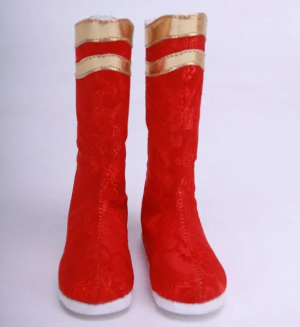 4 bjd boot red