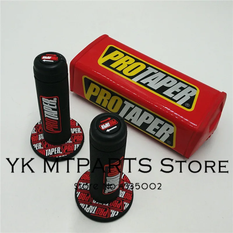 

Dirt bike parts Pit bike Protecor Motocross Bar PROTAPER Handlebar Breast Pad & handle grips pro grip Handlebar Pads 6 colour