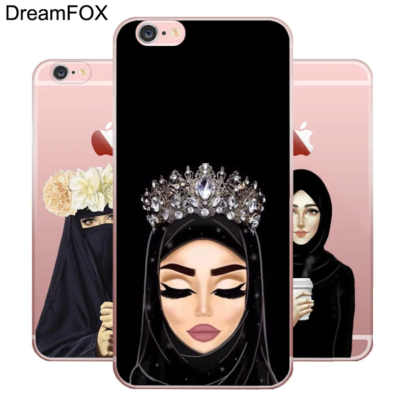 M345 мусульманский Женский Мягкий ТПУ силиконовый чехол для Apple iPhone 11 Pro X XR XS Max 8 7 6 6S