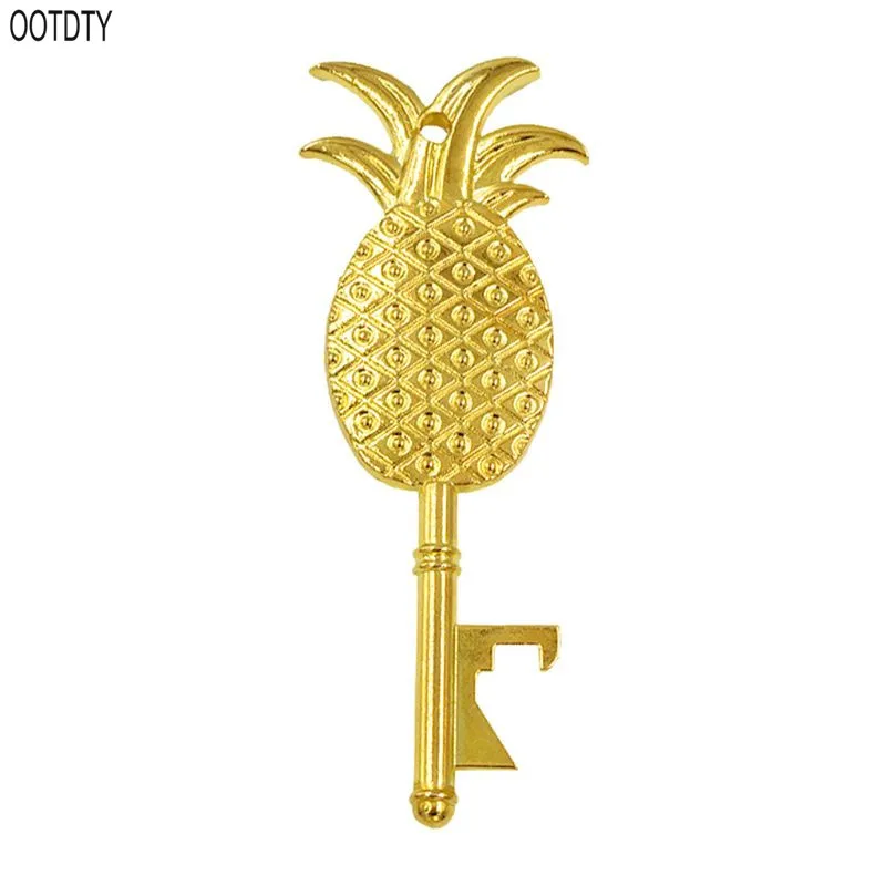 

Hawaiian party decoration Retro Pineapple Bottle Opener Paper Label Candy Bag Wedding Souvenir Favorable for Festival Party