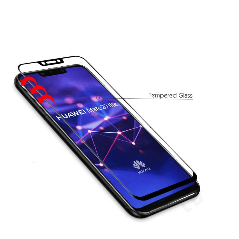 Закаленное стекло с полным покрытием для Huawei mate 20 lite защита huawei P20 pro mate20 P20Lite P p20 Plus