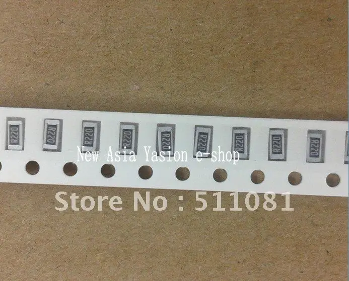 

1206 0.1ohm - 0.91ohm 1% 1206 (3216) 0.1R - 0.91R 26values*50pcs=1300pcs chip Resistors Samples Assorted kit ( 0.2R 0.22R 0.33R