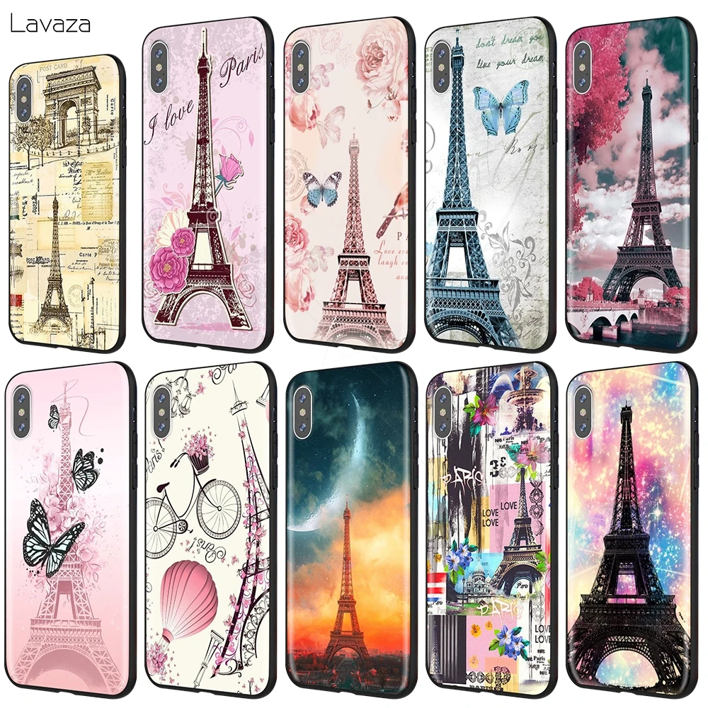 Чехол Lavaza Love London Paris Eiffel для iPhone 12 mini 11 Pro XS Max XR X 8 7 6 6S Plus 5 5s se|Бамперы| |