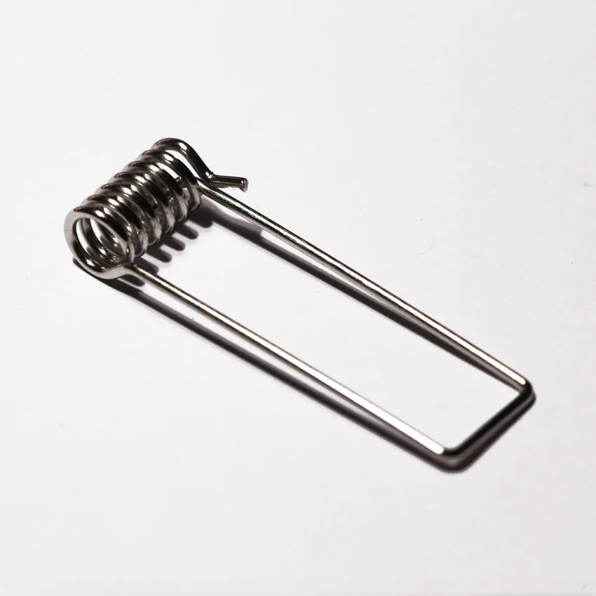 

100 pcs / lot Downlight Spring Clamp Fixed Spring Clamp LED Ceiling Light Spotlight Spring Snap 55mm , Thickened bold 1.4mm