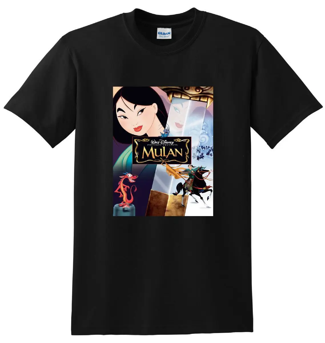 

MULAN T SHIRT bluray dvd poster tee SMALL MEDIUM LARGE or XXXL Cotton T Shirt Fashion Free Shipping
