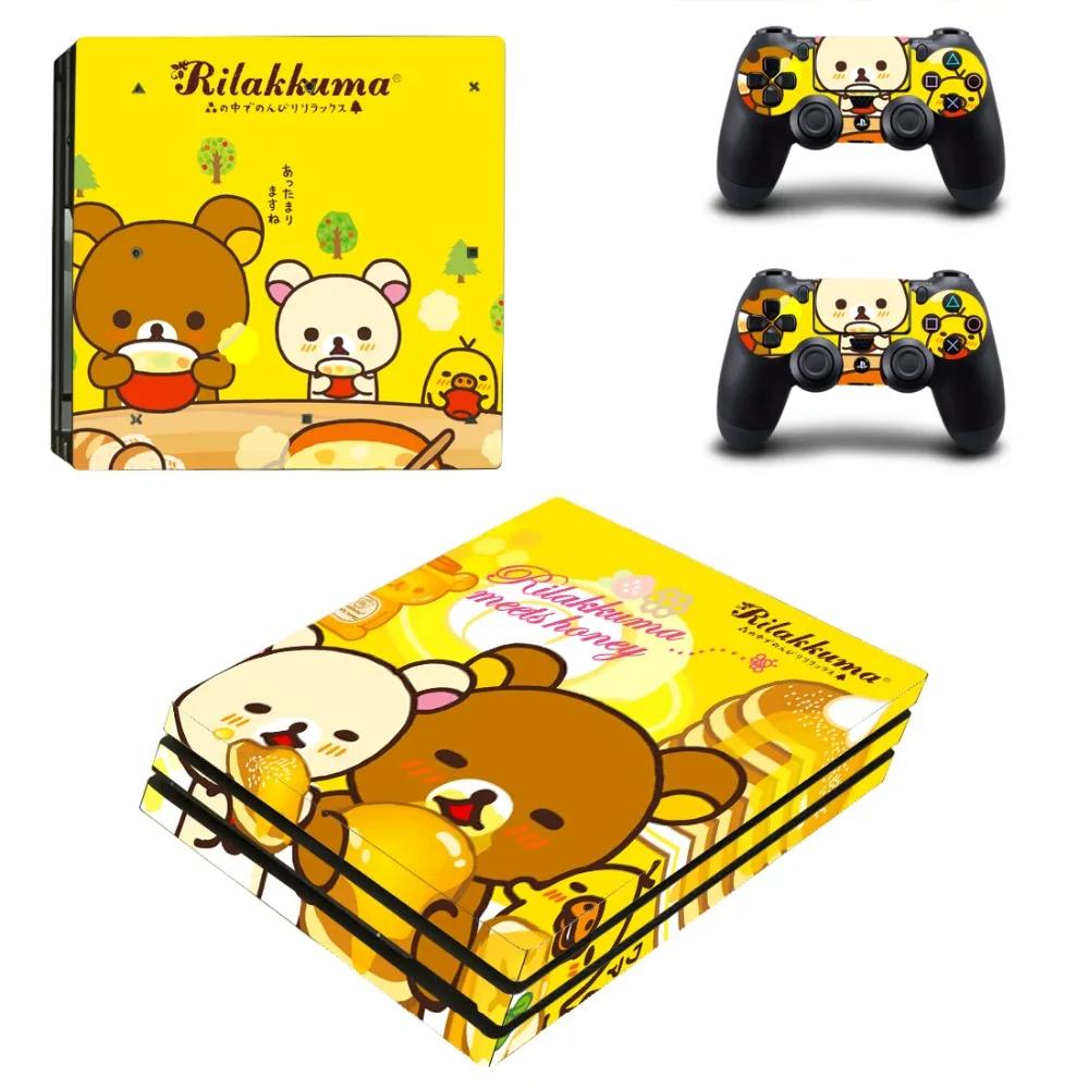 Hello kitty Cat PS4 Pro наклейка для кожи виниловая наклейка для консоли Playstation 4 и 2 контроллера PS4 Pro наклейка для кожи