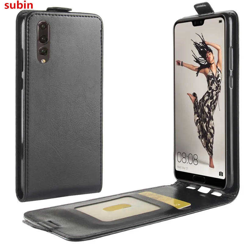 For Huawei P20 Pro Case Cover Original Leather Protective Shell Funda P 20 Flip Cases | Мобильные телефоны и аксессуары