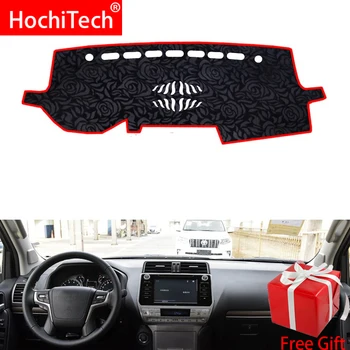 

Rose Pattern Non-slip Dashmat Dash Mat Dashboard Cover Pad Cover Carpet Car Sticker for Toyota prado 2010 2011-2019 Car Styling