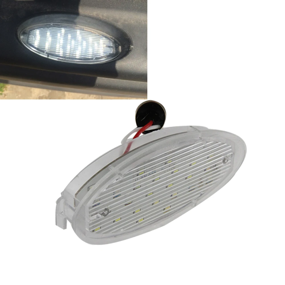 

High bright 24 SMD 3528 LED License Plate Number Light for Opel Astra F Corsa B Vectra B 7000K Xenon White Led tail lighting kit