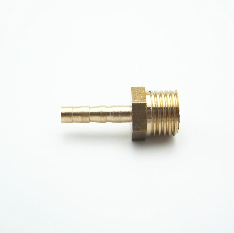 4mm  Male Brass Hose Barbs Barb to 1/4" NPT Pipe Male Thread 