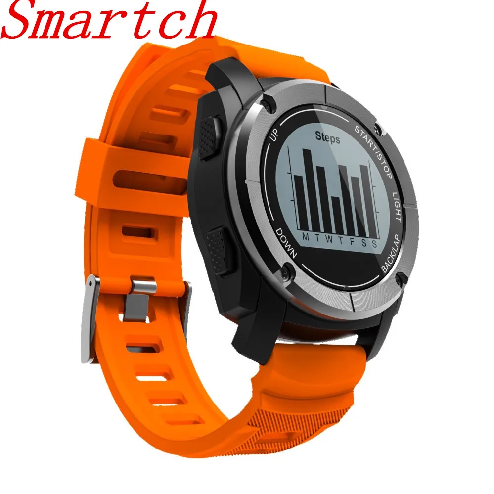 

Smartch S928 Real-time Heart Rate Tracker GPS Smart Watch Air Pressure Environment Temperature Height Outdoor Sports Watch PK K8
