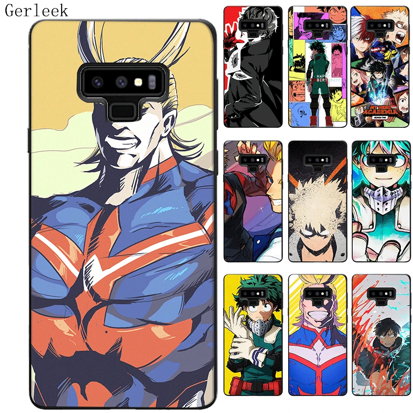 Silicone TPU Phone Case for Samsung Galaxy S6 S7 Edge S8 S9 Plus Note 8 9 My hero academia | Мобильные телефоны и