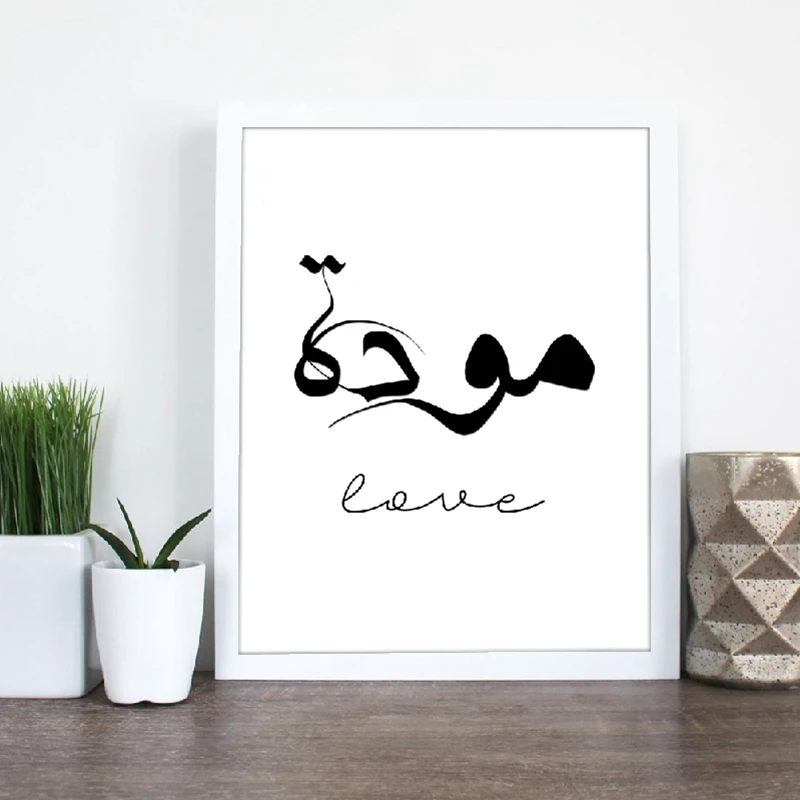 Islamic Calligraphy Prints Nursery Deccor