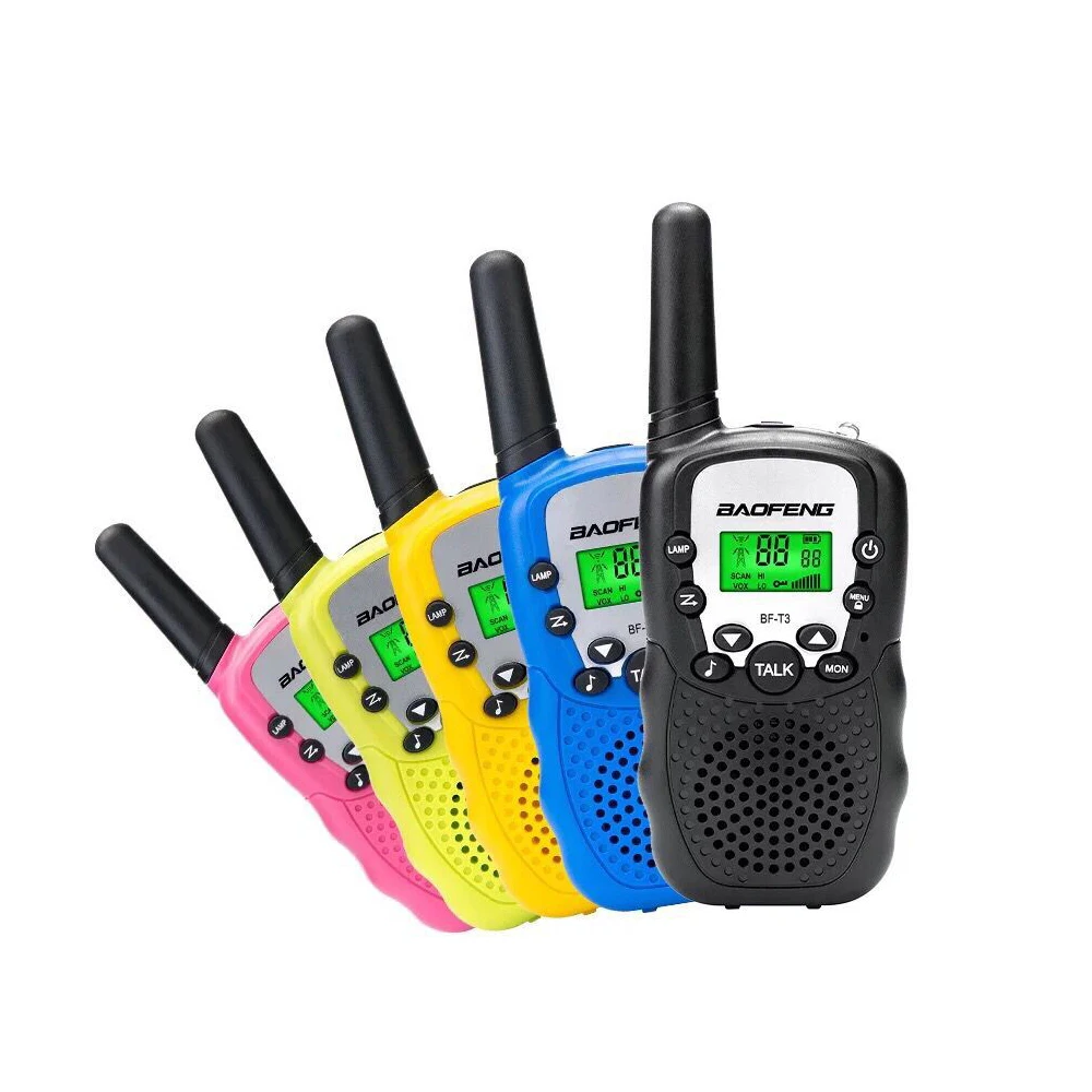 2 шт./лот Baofeng BF T3 детская игрушка Walkie Talkie мобильный телефон говорящая
