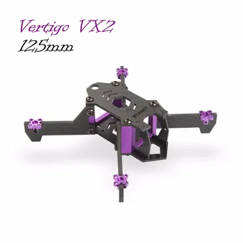 

Vertigo VX2 125mm Vertical Racing Quadcopter Frame Kit with 3mm arm for FPV RC Racing Frame kit