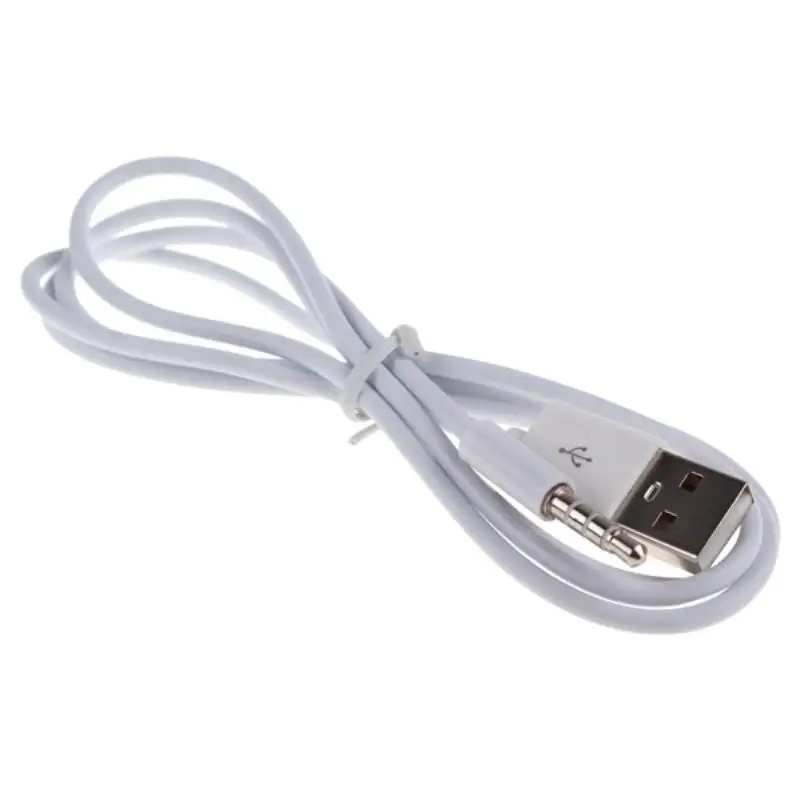 Mayitr 1pc 100cm 3.5mm AUX Audio Male Plug Jack to USB 2.0 Male Charge Cable Adapter Cord for Data Cables