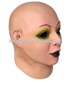 

Fancy dress Costume Latex crossdressing Female Mask Transgender Mask