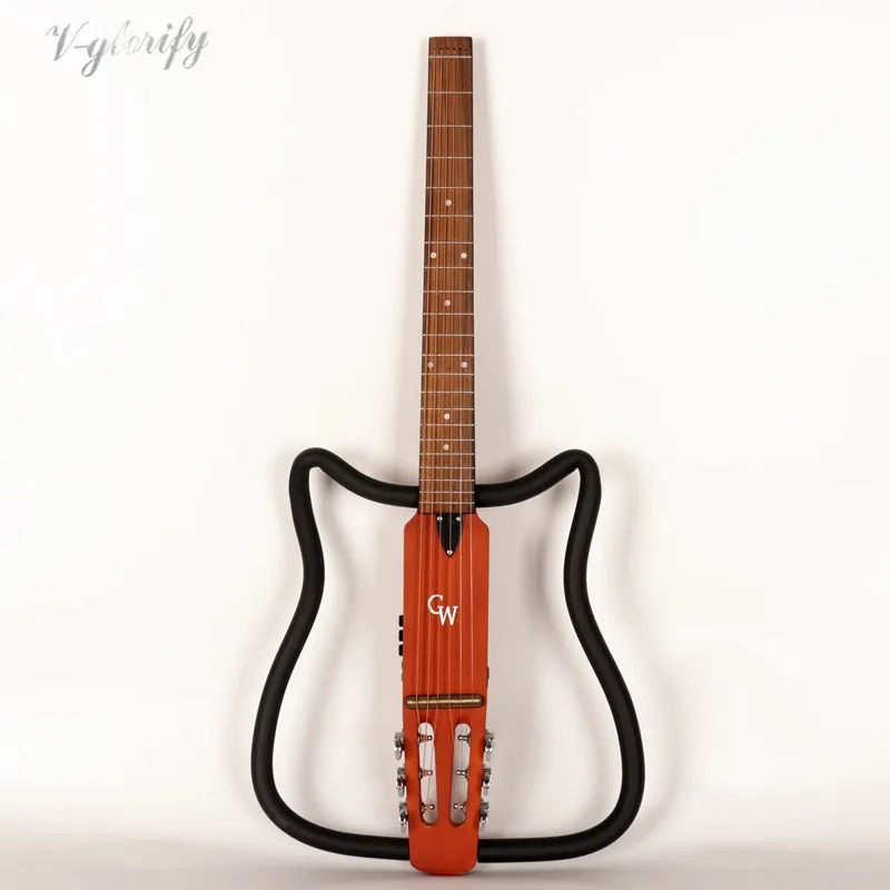 

factory good quality silent acoustic electric guitar