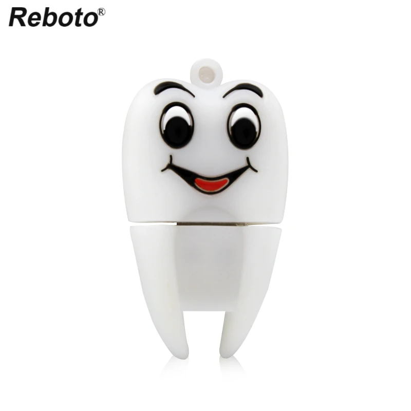 

Retobo Teeth Model Pen Drive Creative Memory Stick 64GB 32GB 16GB 8GB 4GB Usb Flash Drive USB 2.0 Pendrive Usb Disk For Tablets
