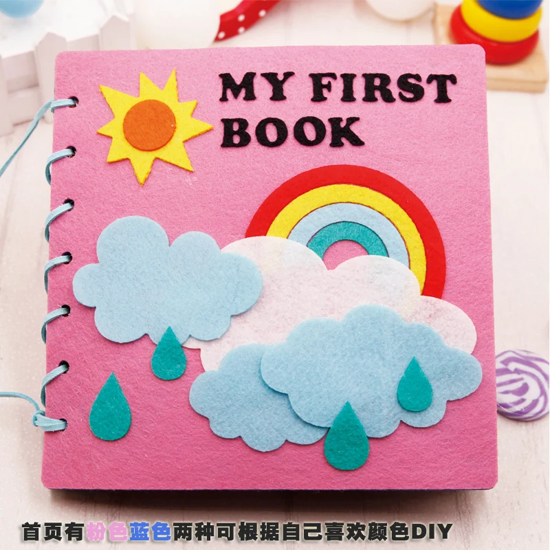 

Early teaching book Felt kit Non-woven cloth Craft DIY Sewing set Felt Handwork Material DIY needlework supplies