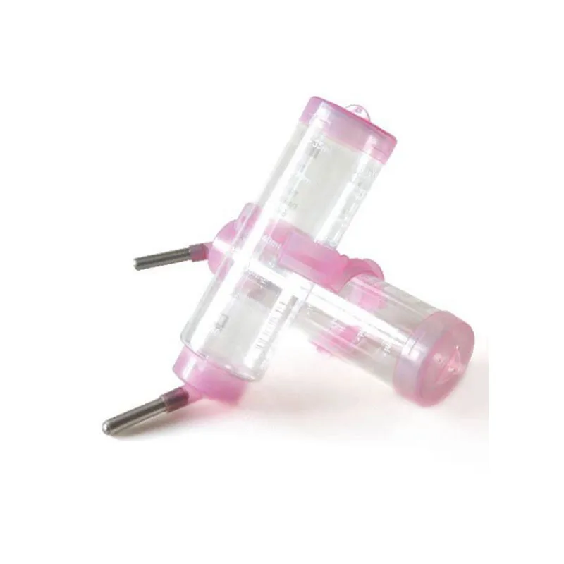 

Small animal rainbow drinking fountains 250ml Hamster pet water rabbit Chinchilla kettle bottle auto feeder dipenser