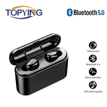 Беспроводные наушники 5D, стерео наушники, bluetooth Mini TWS, беспроводные наушники с зарядным устройством, 3500 мА/ч, внешний аккумулятор