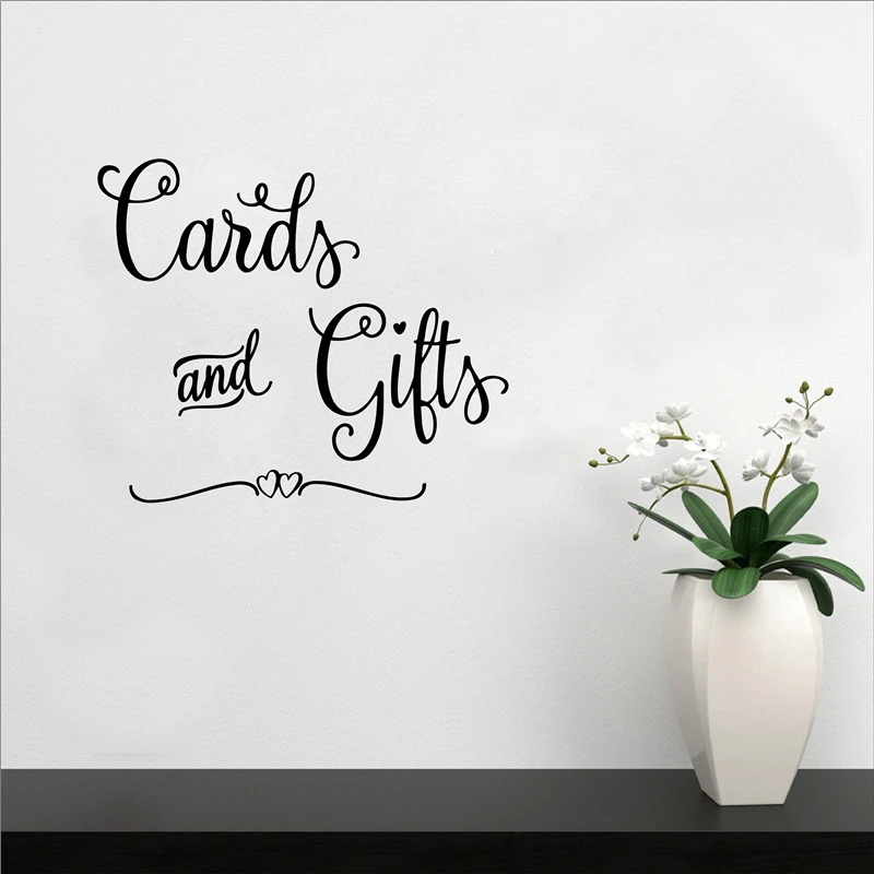 Cards and Gifts wall stickers