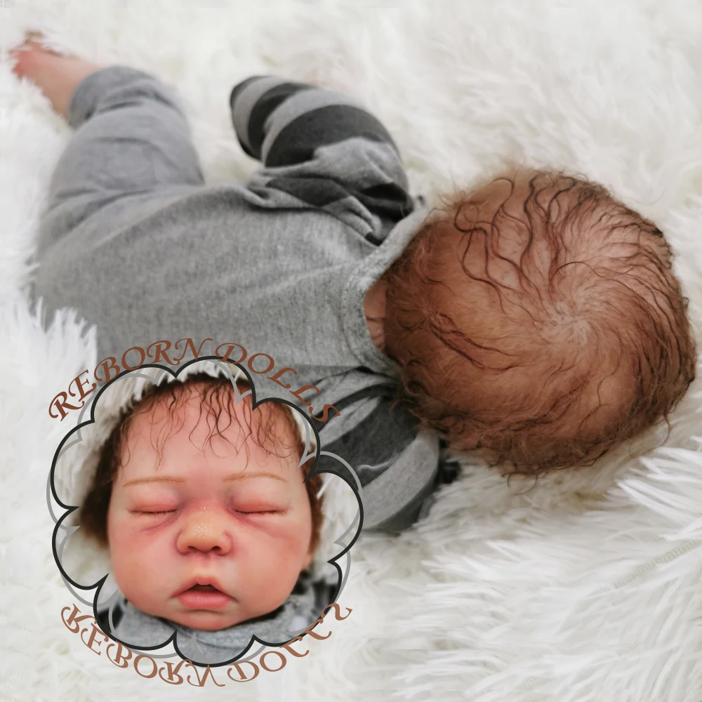 OtardDolls Bebe Детские Reborn Baby Doll 20 дюймов 50 см Силиконовые Винил Bebe Кукла Новорожденный очаровательны реалистичные для детей ясельного возраста для подарка Быстрая