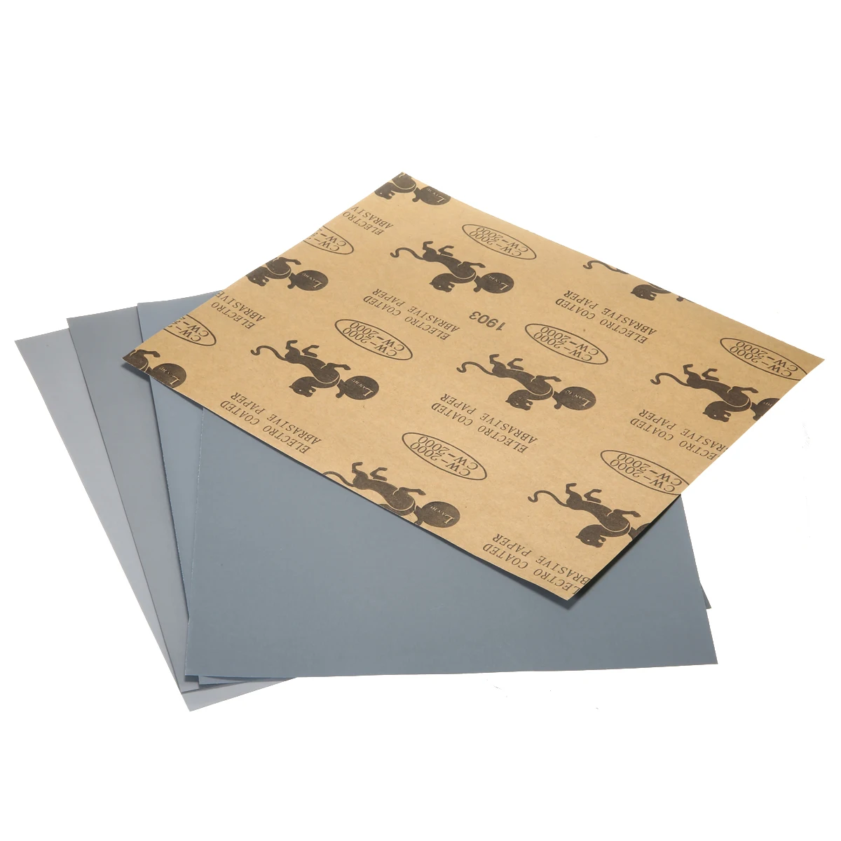 5Pcs Waterproof Sand Papers Wet and Dry Sand Paper Mixed Assorted Grit 2000 2500 3000 5000 7000 for Auto Repairing Painting Tool