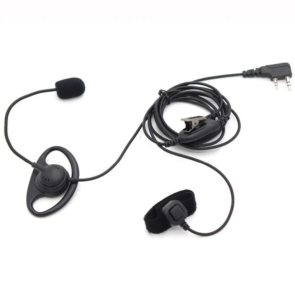 imágenes para 2 Pin D Forma Earhook Auricular con el Dedo PTT Del Auricular + mic para kenwood baofeng uv-5r gt-3tp uv-82hp bf-f8 bf-888s px-888k tyt imágenes para 2 Pin D Forma Earhook Auricular con el Dedo PTT Del Auricular + mic para kenwood baofeng uv-5r gt-3tp uv-82hp bf-f8 bf-888s px-888k tyt