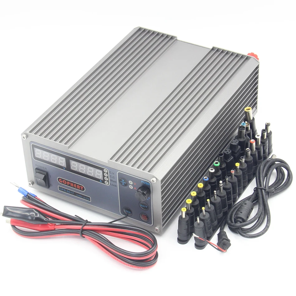 CPS-6017 0-60 V/0-17A 1000W высокомощный Цифровой Регулируемый источник питания постоянного тока(220Vac EU UK AU