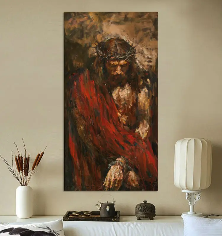 

Ecce homo by Anatoly Shumkin home decor canvas wall art painting picture HD Print Jesus Christ Oil Painting on canvas art print