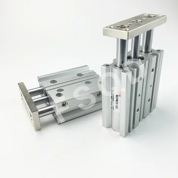 

MGPM12-30 MGPM12-40 MGPM12-50 SMC compact guide cylinder Thin Three-axis cylinder with rod cylinder MGPM series