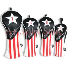 Craftsman белый красный драйвер Heacover 1 шт. чехол клюшки для гольфа