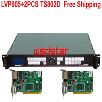 

VDWALL LVP605 LED Video Processor with 2pcs LED sending card TS802D inside New Style Hot Sales Free Shipping