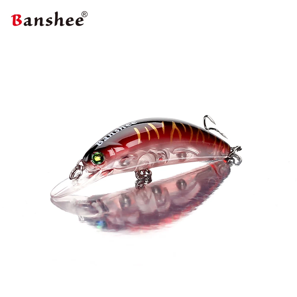 Banshee 54 мм 4 7 г Щука для воблеров рыболовные приманки мини гольян черная наживка