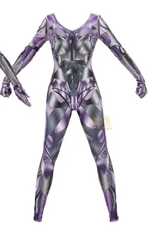 Xs-xl Zentail Алита боевой Ангел косплей костюм Алита черная кожаная форма комплект для девочек Нарядный костюм на Хэллоуин карнавальный женский - Цвет: Jumpsuit