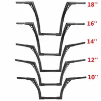 Motorcycle 1 1/4" 1.25" Handlebar Bar For Harley Heritage Softail Sportster XL883 XL1200 10/12/14/16" Rise Black