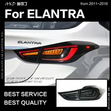 AKD автомобильный Стайлинг для hyundai Elantra задний светильник s Elantra MD светодиодный задний светильник DRL динамический сигнал тормоза заднего хода аксессуары