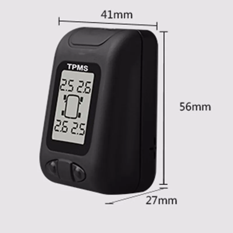 Built in Rechargeable Wireless TPMS Car Tire Pressure Monitoring System Auto Tyre Alarm System Tire Gauge Professional