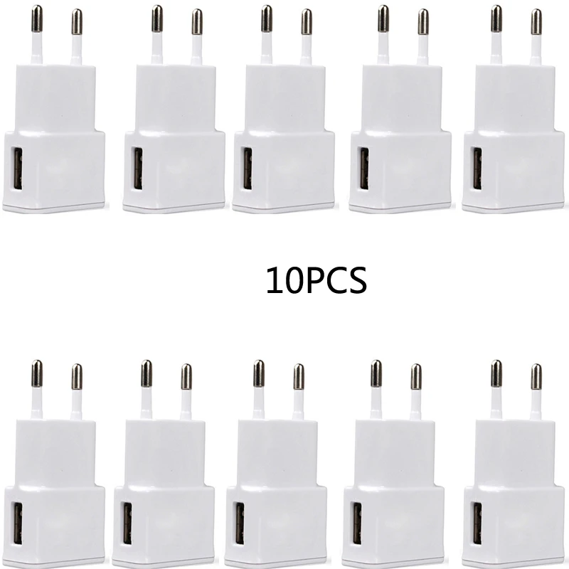 

10Pcs Plug Desktop Wall Charger Adapter Mobile Phone Charger 5V/2A USB travel AC Power Dock For Samsung Galaxy S4 S5 S6