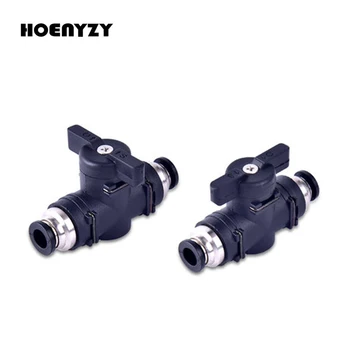 

5/10pcs BUC Manual Valve Pneumatic Push In Quick Connector Hand Valve BUC-4/6/8/10/12mm Hand to turn Pneumatic switch