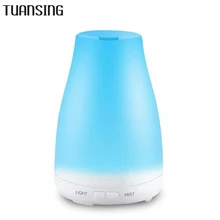 TUANSING 120 мл ароматерапевтические эфирные масла диффузор холодный туман увлажнитель воздуха портативный диффузор с 7 цветов светодиодный свет изменение