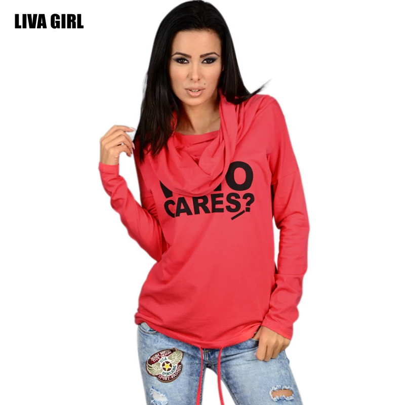 Women Hoodies Sleeve Casual Sweatshirt Pullover 3D Design