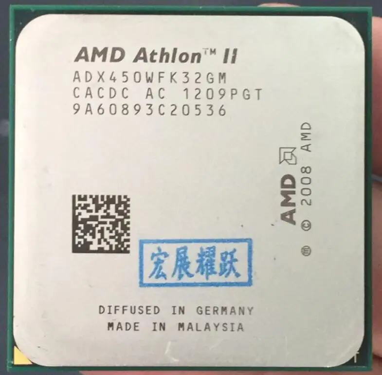 

AMD Athlon II X3 450 X450 Three Core AM3 938 CPU 100% working properly Desktop Processor