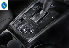 Yimaautotrims Accessorio Auto di Trasmissione Del Cambio del Pannello di Copertura Trim ABS Stile Fibra di Carbonio Per Mazda CX-5 CX5 2017 2018 2019